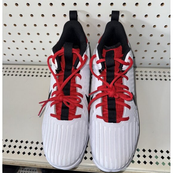 Nike Alpha Menace Strong Mens Football Cleats Size 9 White Red Black II5139-102 main image 7